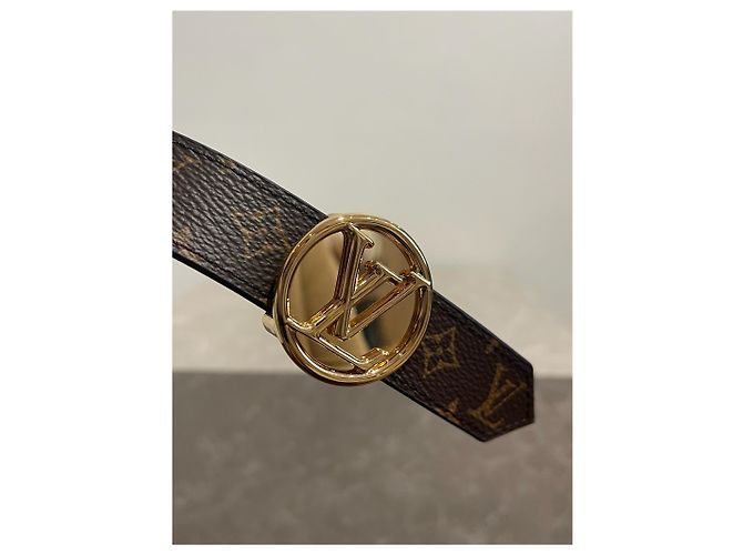 LOUIS VUITTON Gürtel T.cm 85 Leder Braun - Ansicht 4