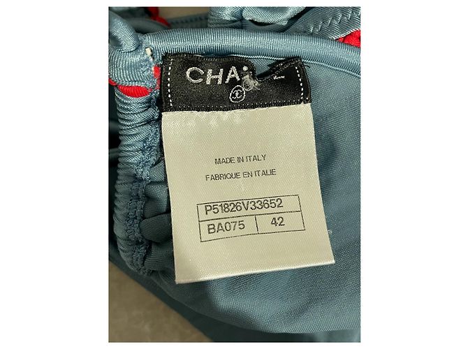 CHANEL Bademode T.fr 34 SYNTHETIK Blau - Ansicht 6