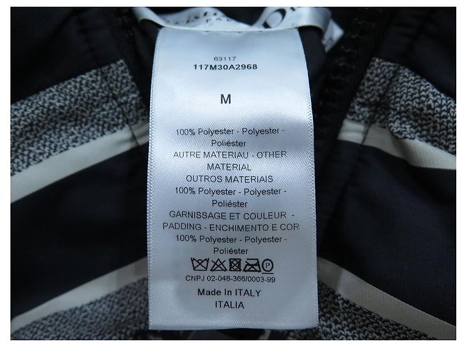 NEW CAPE DIOR JACKET REVERSIBLE DOWN JACKET M 38 IN OBLIQUE MONOGRAM CANVAS - view 18