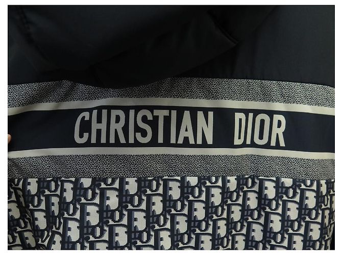 NEW CAPE DIOR JACKET REVERSIBLE DOWN JACKET M 38 IN OBLIQUE MONOGRAM CANVAS - view 4
