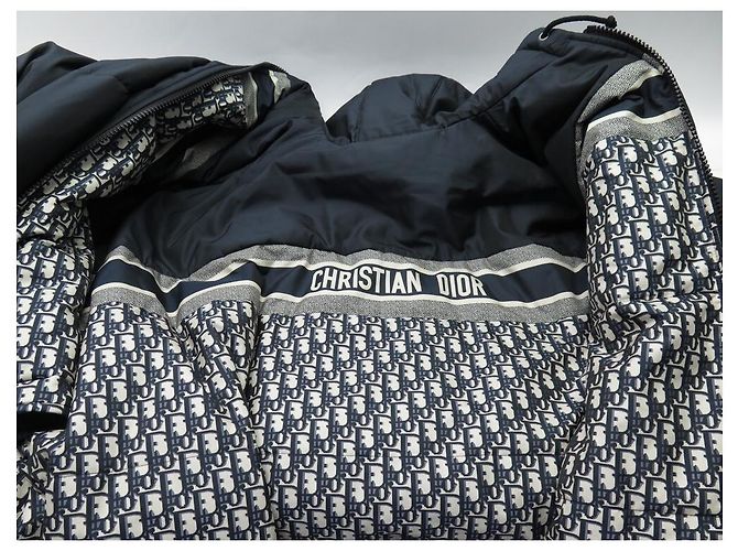 NEW CAPE DIOR JACKET REVERSIBLE DOWN JACKET M 38 IN OBLIQUE MONOGRAM CANVAS - view 5