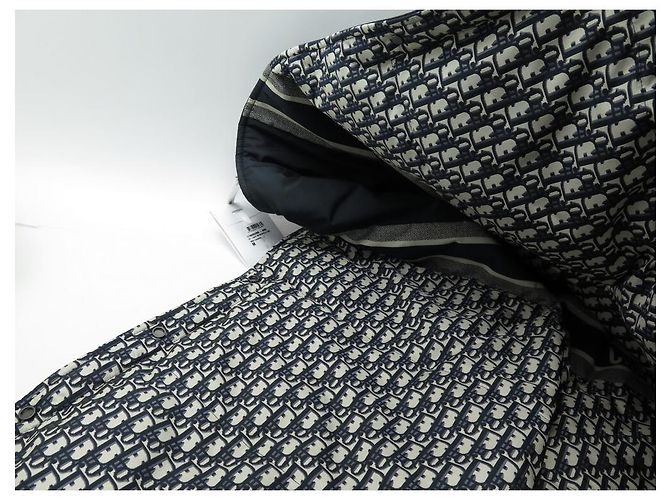 NEW CAPE DIOR JACKET REVERSIBLE DOWN JACKET M 38 IN OBLIQUE MONOGRAM CANVAS - view 6