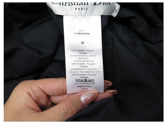 NEW CAPE DIOR JACKET REVERSIBLE DOWN JACKET M 38 IN OBLIQUE MONOGRAM CANVAS - view 9