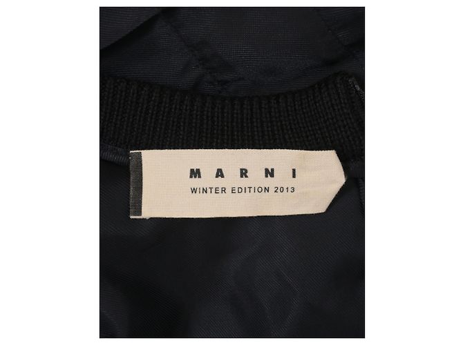 Blusa Marni Peplum de nailon negro - vista 5
