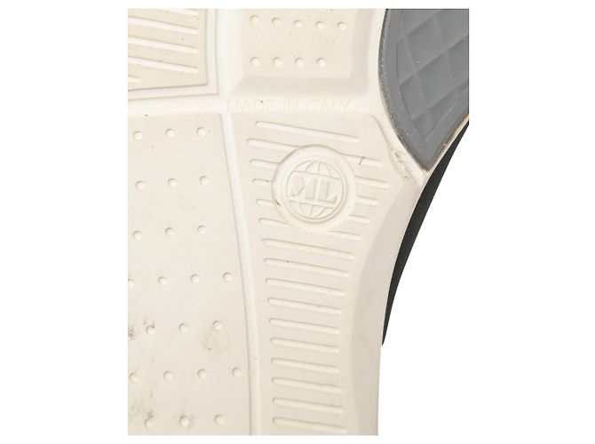 Balmain Baskets Montantes Cameron à Logo Embossé en Maille Stretch Et Maille Noires - vue 8