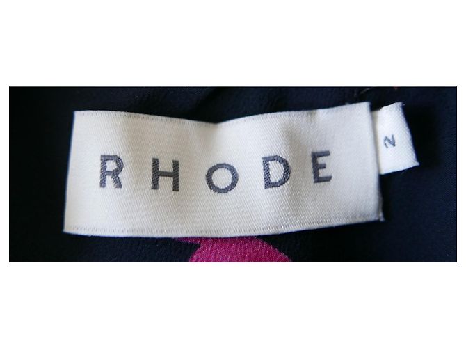 Autre Marque Rhode Jemima Kleid Neon Zodiac Print Schwarz - Ansicht 7