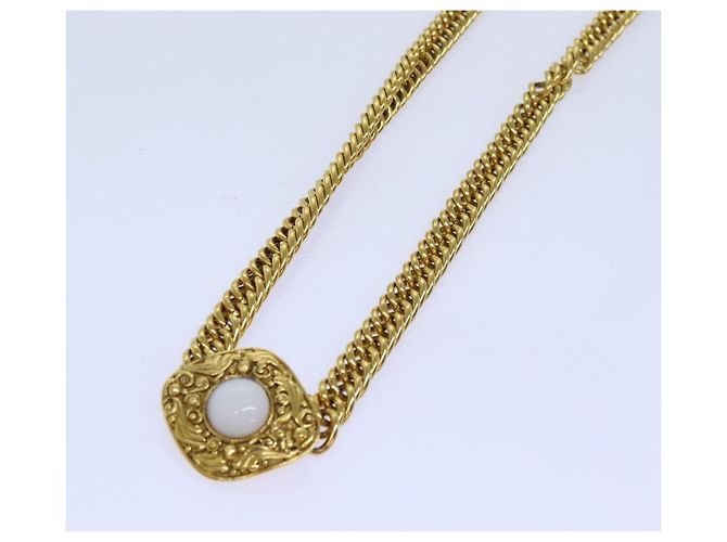CHANEL Cadena Perla Cinturón metal Oro CC Auth bs13679 Dorado - vista 2