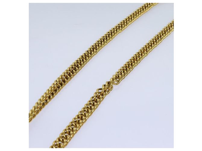 CHANEL Cadena Perla Cinturón metal Oro CC Auth bs13679 Dorado - vista 3