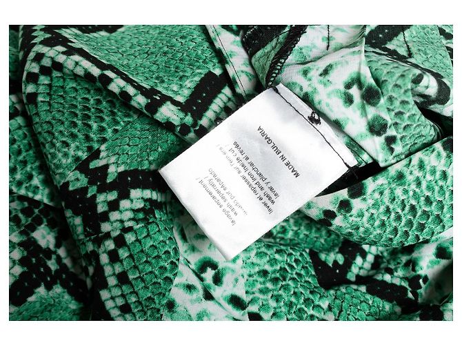 Sandro, falda verde con estampado de serpiente - vista 6