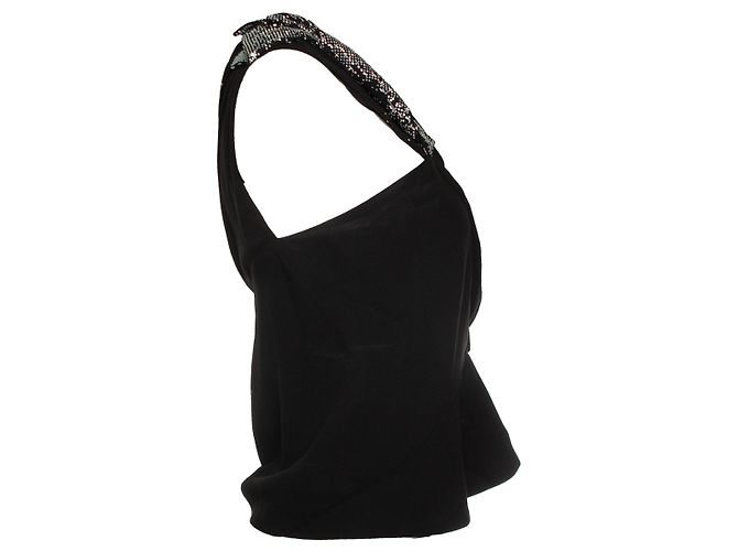 IRO, Top Tacoma 22W com strass Preto - vista 4