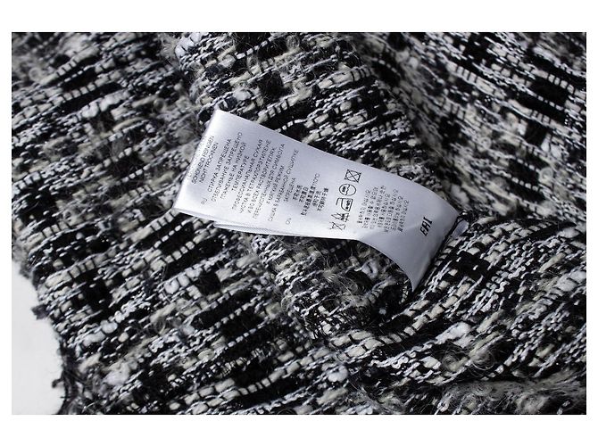 IRO, ALTIN W20 sobrecamisa de lúrex Negro Blanco - vista 5