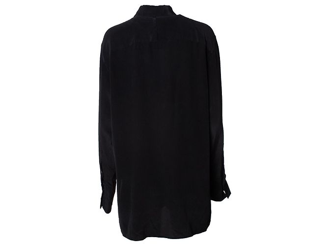 JOSEPH, Camicia di seta nera Nero - vista 3
