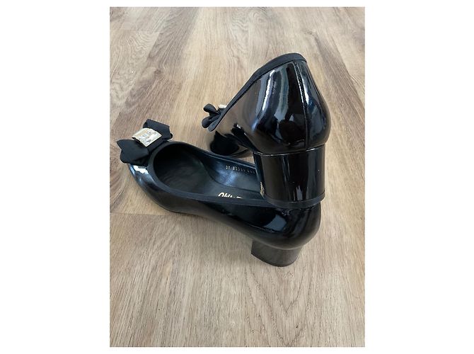Décolleté Salvatore Ferragamo in pelle nera Nero - vista 4