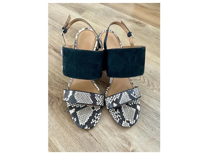 Sandali Tory Burch in pelle nera Nero - vista 2