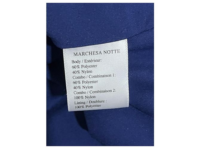 Marchesa Blumige Organza ärmelloses High-Low-Kleid mit seitlichem Rüschen. Mehrfarben - Ansicht 5