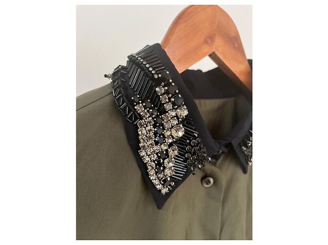 Prada Hemd aus Baumwolle Khaki - Ansicht 4