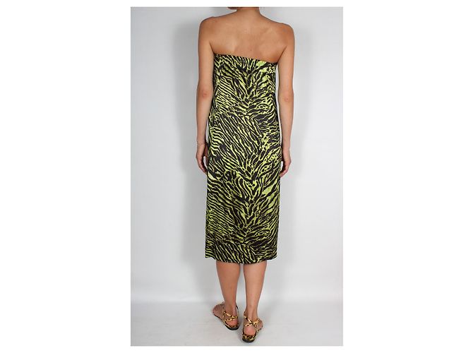 Vestido Ganni de seda verde - vista 3