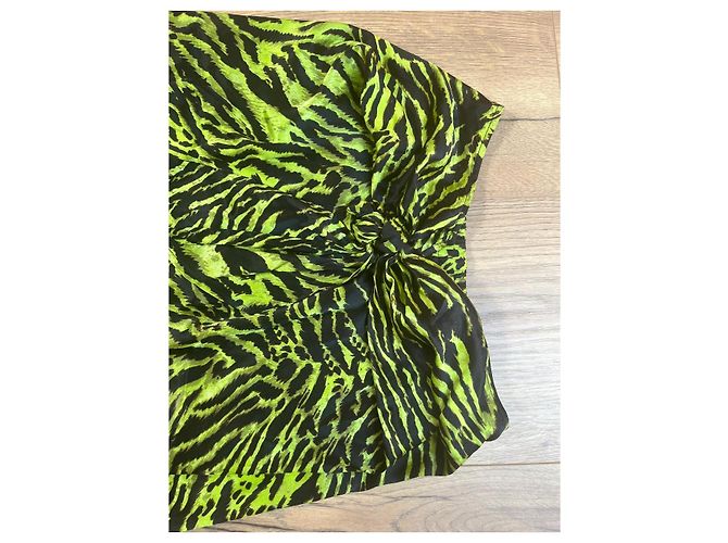 Vestido Ganni de seda verde - vista 9