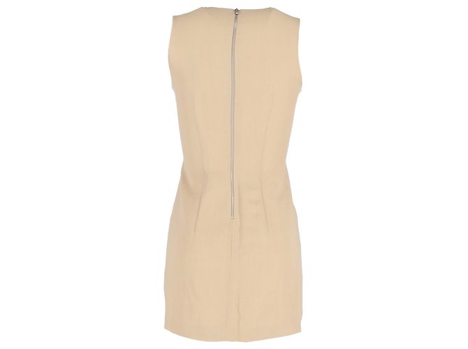 Minivestido sin mangas de lana beige de Acne Studios Castaño - vista 3