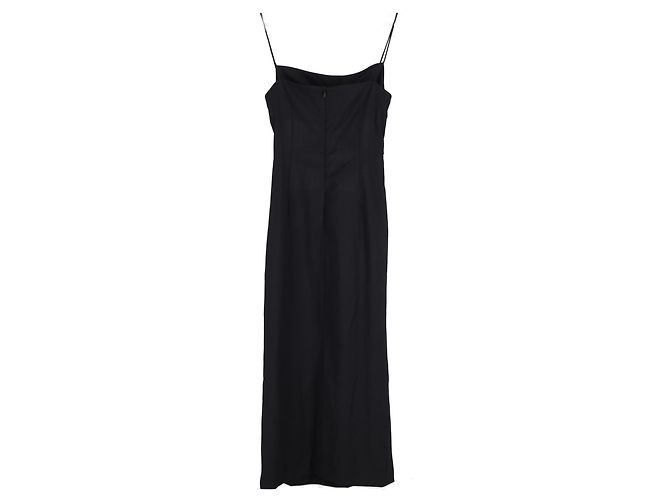 Autre Marque Christopher Esber Cutout Maxikleid aus schwarzer Wolle - Ansicht 5