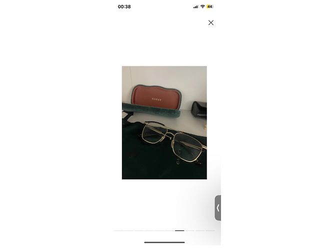 Marmont Gafas de sol Gucci GG0241O 003 Doradas Metal Dorado - vista 7