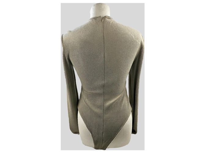 Giorgio Armani Beiger Langarm-Body - Ansicht 3