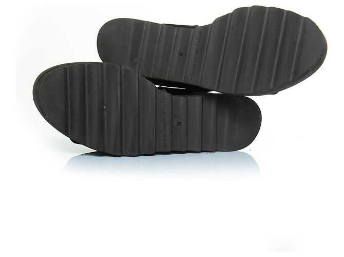 Stella Mc Cartney Stella Mccartney, sandalo tripla piattaforma Nero Bianco - vista 7