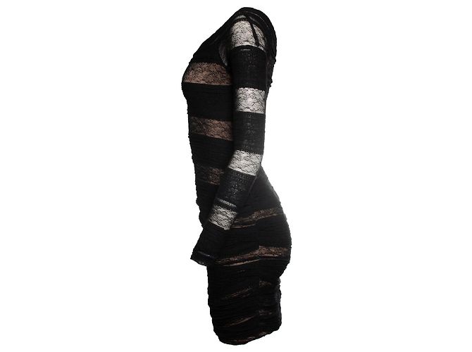 Alexander Wang, Spitzenkleid in Schwarz - Ansicht 4