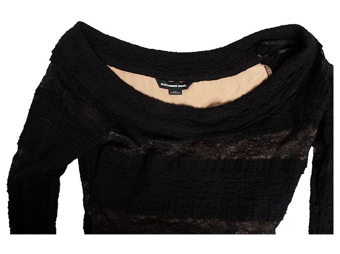 Alexander Wang, Spitzenkleid in Schwarz - Ansicht 5