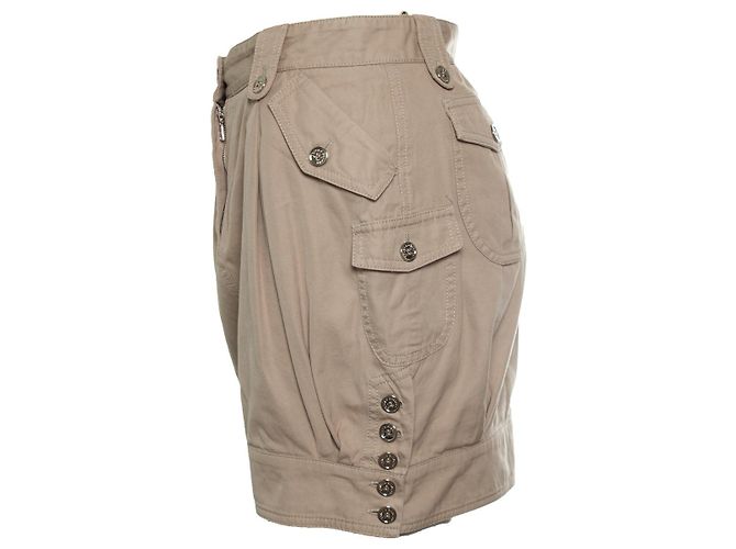 DOLCE & GABBANA, falda beige con botones - vista 3