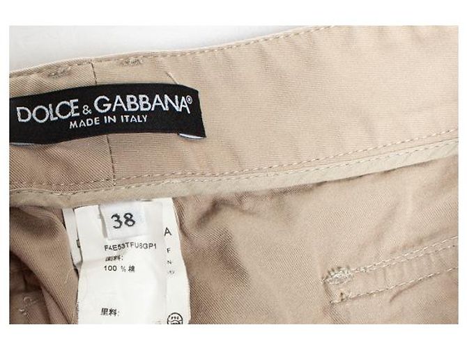 DOLCE & GABBANA, falda beige con botones - vista 5