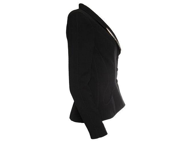 Thierry Mugler, Hourglass-Blazer in Schwarz - Ansicht 3