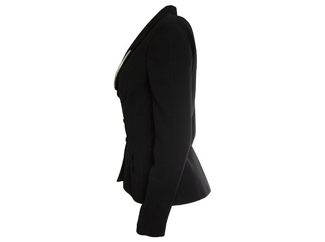 Thierry Mugler, Hourglass-Blazer in Schwarz - Ansicht 4