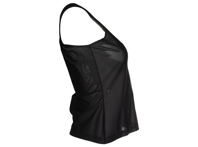 Thierry Mugler Mugler, Top trasparente in nero - vista 4