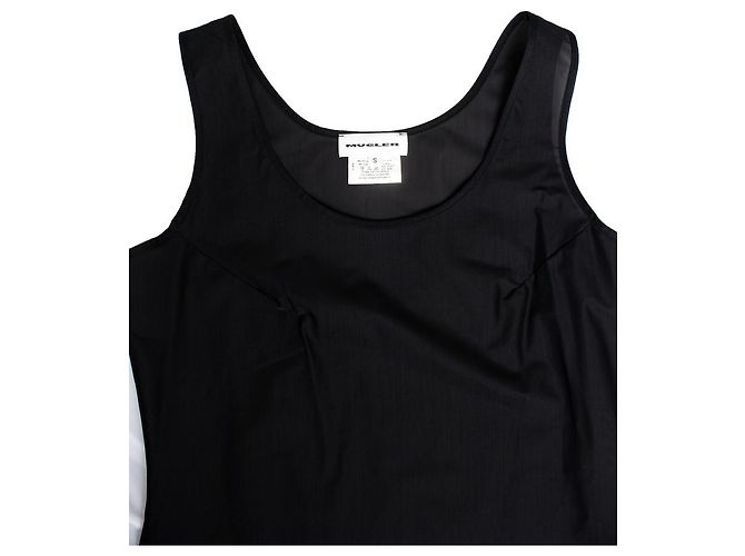 Thierry Mugler Mugler, Top trasparente in nero - vista 5