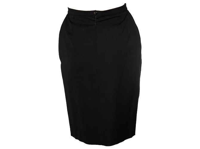 Thierry Mugler, minifalda con detalles transparentes Negro - vista 3