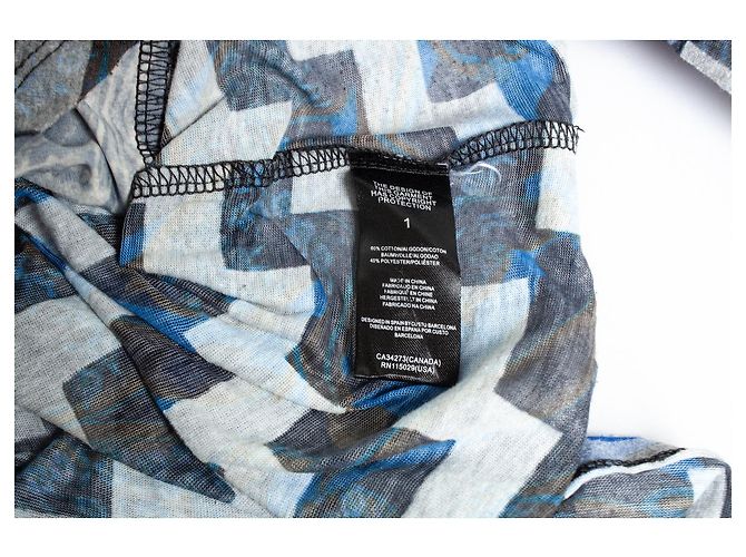 Autre Marque CUSTO, Camiseta de manga larga Azul Gris - vista 5