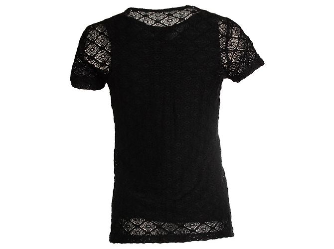 Ralph Lauren, Top de encaje negro - vista 3