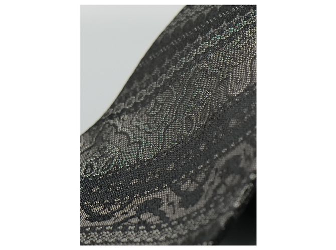 Valentino Garavani Corbata Gris con Design Grigio - vista 2