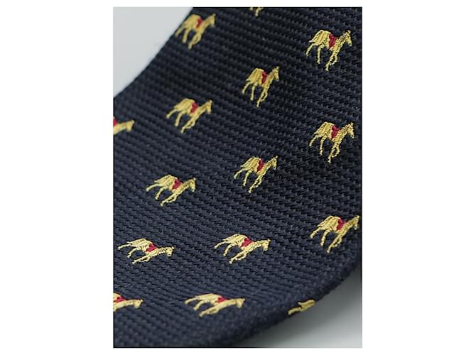 Façonnable Corbata con disegno di Caballo Nero - vista 2