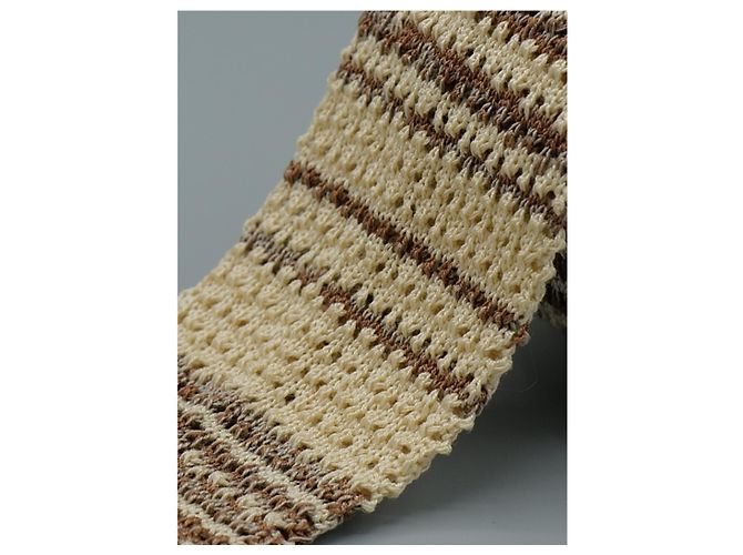 Autre Marque Corbata Beige und Braun - Ansicht 2