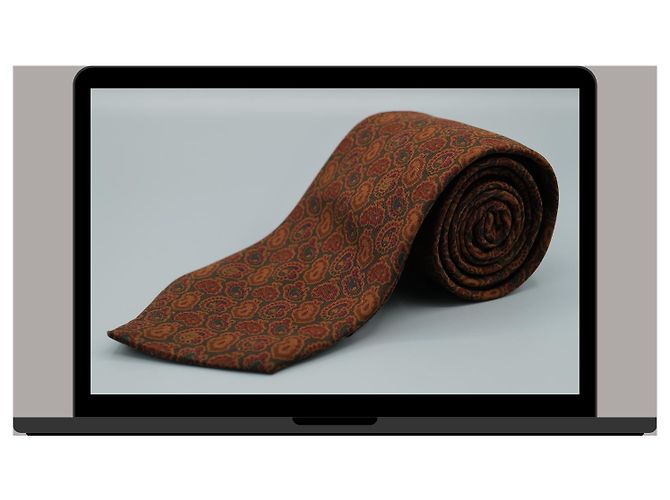 Loewe Corbata Marrón com Design - vista 3
