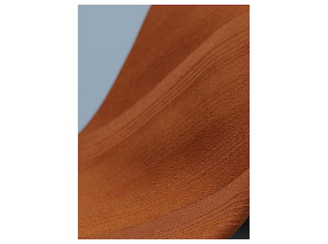 Autre Marque Corbata Naranja a Rayas Arancione - vista 2
