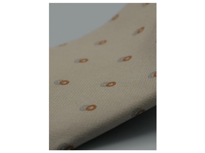 Givenchy Gravata cinza com círculos - vista 2