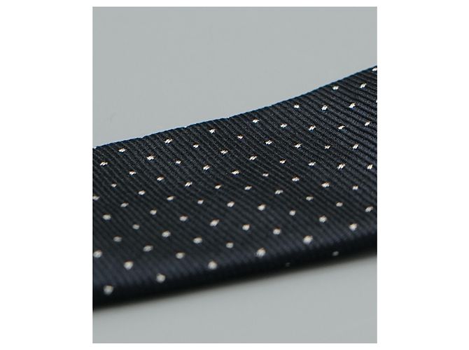 Dolce & Gabbana Corbata Negra con Puntos Blancos Negro - vista 2