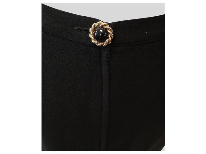 Autre Marque Falda trenzada negra Sant Andrea de piel Negro - vista 2