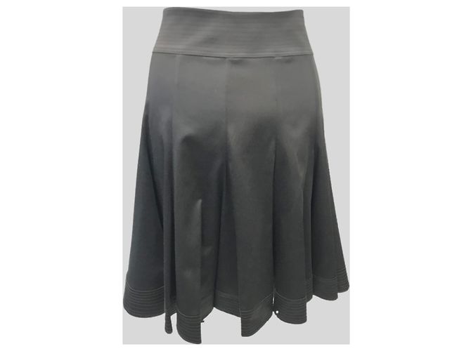 Autre Marque Falda Negra con Vuelo Negro - vista 2