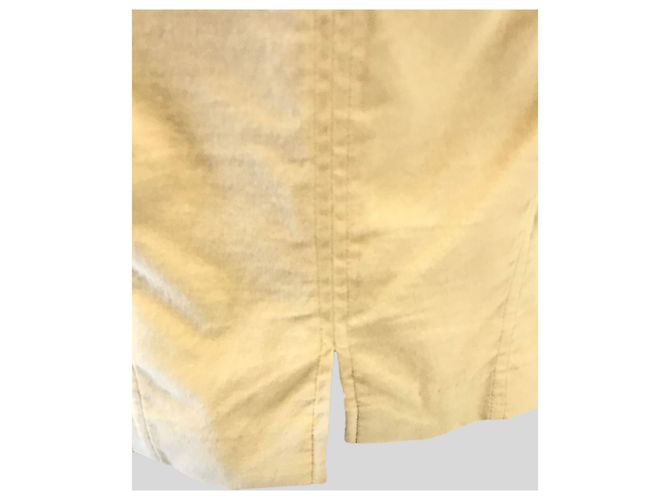 Autre Marque Falda de terciopelo de algodón beige Purificación Garcia - vista 4
