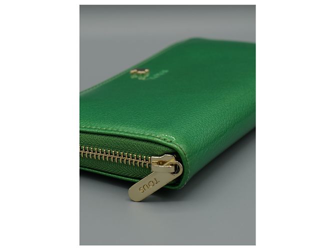 Autre Marque Cartera Tous Verde de Charol - vista 3