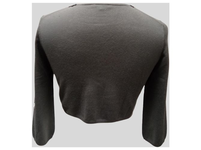Chaqueta corta Parosh Grisseda de seda gris - vista 2
